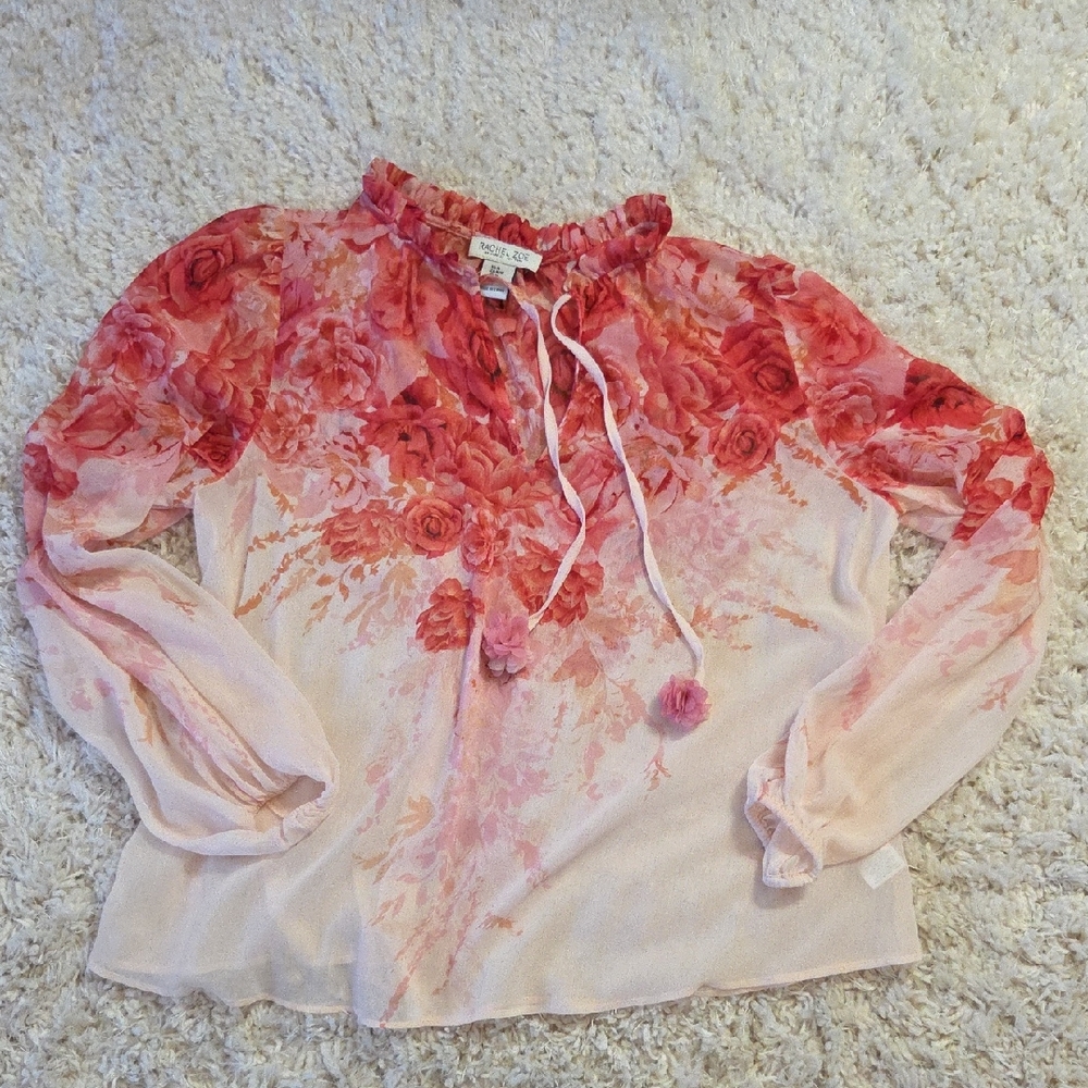 Floral Pink Blouse